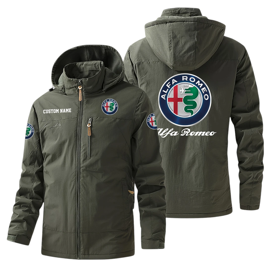 Alfa Romeo Windbreaker Jacket Hooded, Warm Lining Waterproof Outdoor Running Jacket For Men, Custom Name HIHI240225Y17WO88ALR Alfa Romeo Windbreaker Jacket Hooded, Warm Lining Waterproof Outdoor Running Jacket For Men, Custom Name HIHI240225Y17WO88ALR