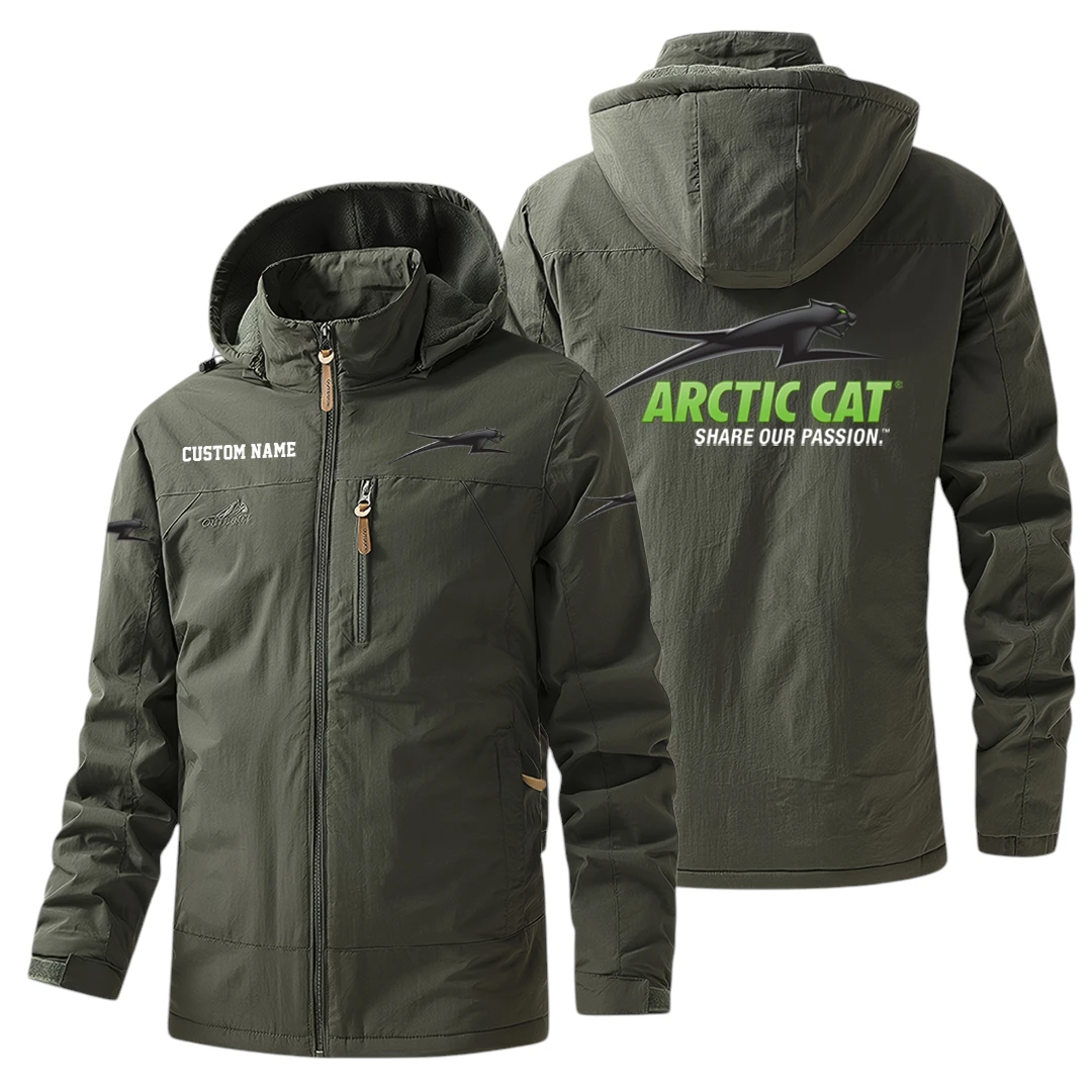 Arctic Cat Windbreaker Jacket Hooded, Warm Lining Waterproof Outdoor Running Jacket For Men, Custom Name HIHI240225Y17WO88ARC Arctic Cat Windbreaker Jacket Hooded, Warm Lining Waterproof Outdoor Running Jacket For Men, Custom Name HIHI240225Y17WO88ARC