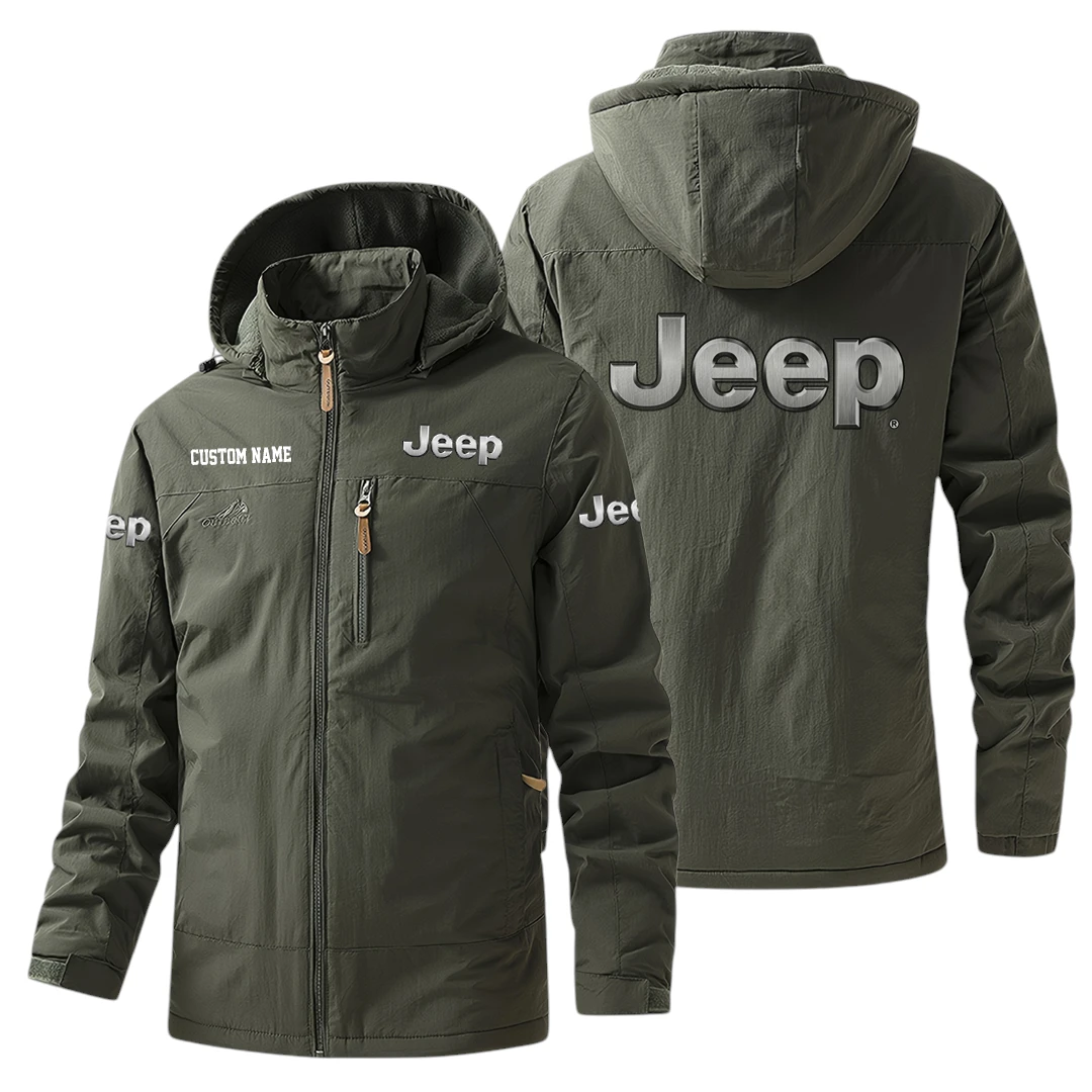 Jeep Windbreaker Jacket Hooded, Warm Lining Waterproof Outdoor Running Jacket For Men, Custom Name HIHI250225Y17WO88JEE Jeep Windbreaker Jacket Hooded, Warm Lining Waterproof Outdoor Running Jacket For Men, Custom Name HIHI250225Y17WO88JEE