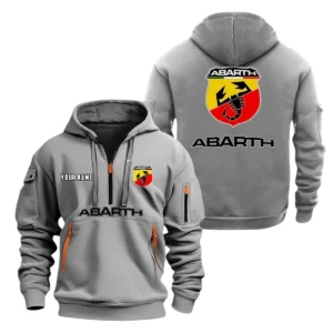 Abarth Half Zip Hoodie, Sports Hooded Multi-Pockets, Custom Name TN0030325Y25QZ2HCT1ABA