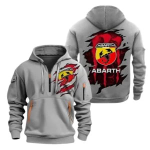 Abarth Half Zip Hoodie, Sports Hooded Multi-Pockets TN0030325Y25QZ2HCT3ABA