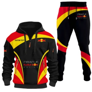 Oracle Red Bull Racing Half Zip Hoodie x Long Pants Set All-over Print, Custom Name HIDI110325Y26QZ3HORR