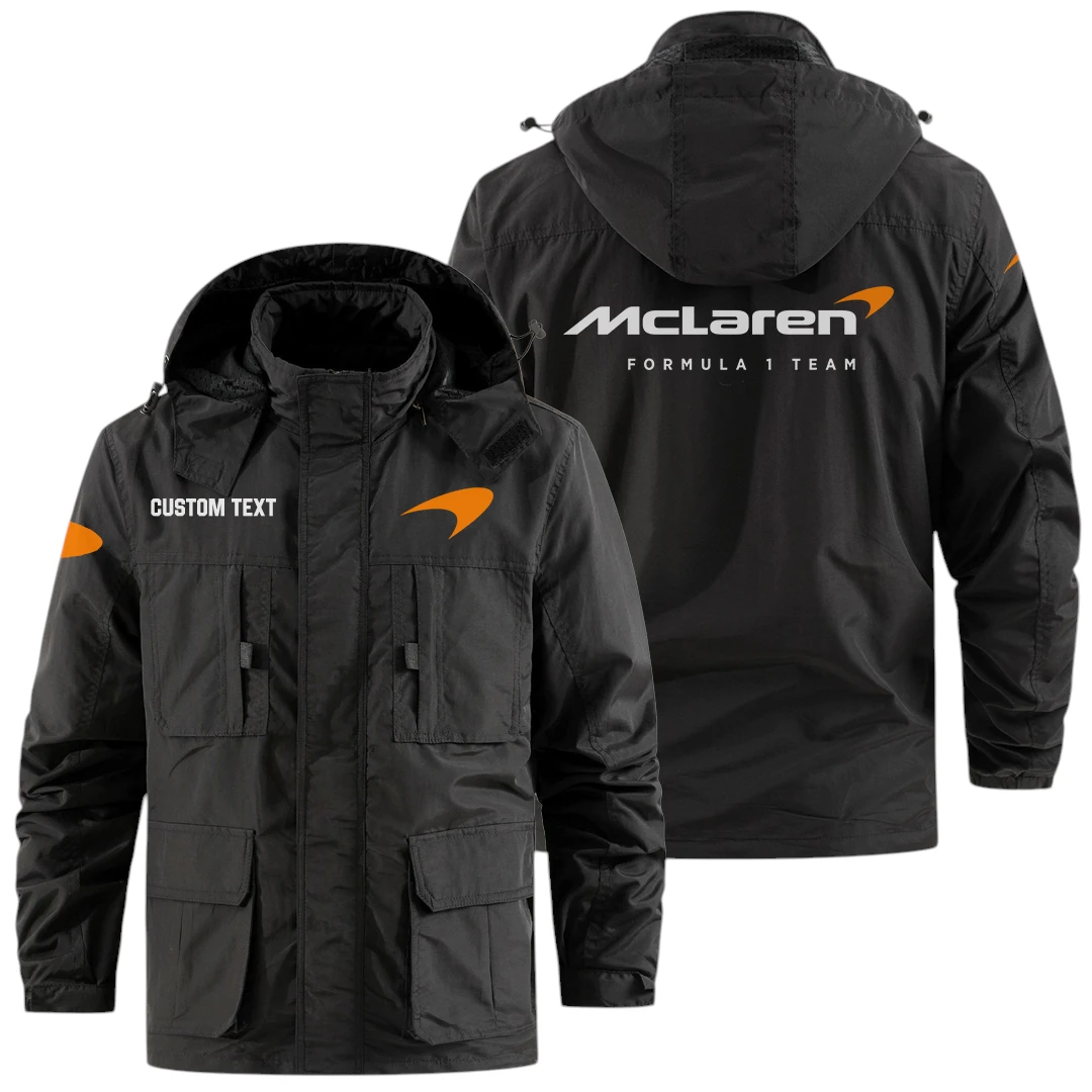McLaren Racing Limited Exclusive Logo Windbreaker Jacket Hooded Detachable, Outdoor Jacket Multi Pocket, Custom Name HIDI180325Y26WMPMRL McLaren Racing Limited Exclusive Logo Windbreaker Jacket Hooded Detachable, Outdoor Jacket Multi Pocket, Custom Name HIDI180325Y26WMPMRL