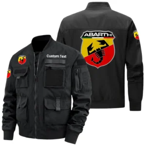 Abarth Exclusive Logo Jacket x Baseball Collar Style Multiple Pockets Men's Hiking Outdoor Jacket Custom Name HIHI140325Y40JCXABA
