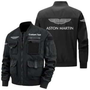 Aston Martin Exclusive Logo Jacket x Baseball Collar Style Multiple Pockets Men’s Hiking Outdoor Jacket Custom Name HIHI150325Y40JCXASM