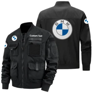 BMW Exclusive Logo Jacket x Baseball Collar Style Multiple Pockets Men’s Hiking Outdoor Jacket Custom Name HIHI150325Y40JCXBMW