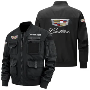 Cadillac Exclusive Logo Jacket x Baseball Collar Style Multiple Pockets Men’s Hiking Outdoor Jacket Custom Name HIHI150325Y40JCXCAD