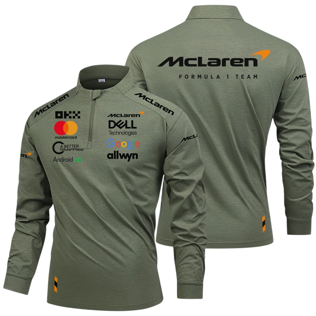 McLaren Racing Limited Limited 2025 Long Sleeve Shirt, Stand Collar Quarter Zip-up HIDI220325Y49LMT05MRL McLaren Racing Limited Limited 2025 Long Sleeve Shirt, Stand Collar Quarter Zip-up HIDI220325Y49LMT05MRL
