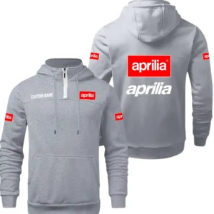 Aprilia Quarter Zip Hoodie, Sports Hoodie Custom Name TN270325Y50HZ44CT1APR