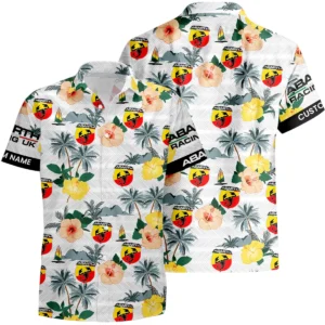 Abarth Racing UK Hawaiian Shirt x Beach Shorts Full Set Limited 2025 All Over Print, Custom Name HIHI290425Y7HWABR