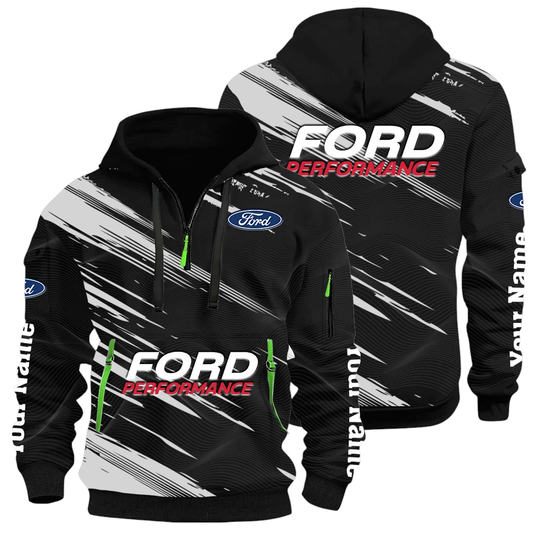 Ford Performance Racing Half Zip Hoodie All Over Prints, Multi-Pockets Custom Name HIHI240625Y26QZ3HFOP Ford Performance Racing Half Zip Hoodie All Over Prints, Multi-Pockets Custom Name HIHI240625Y26QZ3HFOP