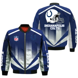 Indianapolis Colts Bomber Jacket All Over Prints Custom Name