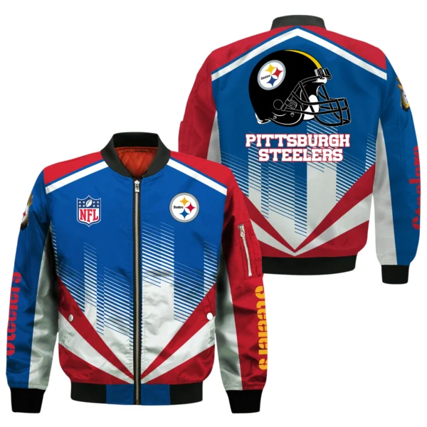 Pittsburgh Steelers Bomber Jacket All Over Prints Custom Name