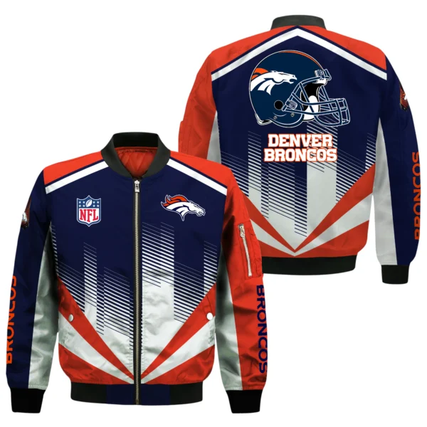 Denver Broncos Bomber Jacket All Over Prints Custom Name