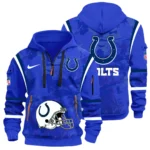 Indianapolis Colts Half Zip Hoodie All Over Prints Custom Text