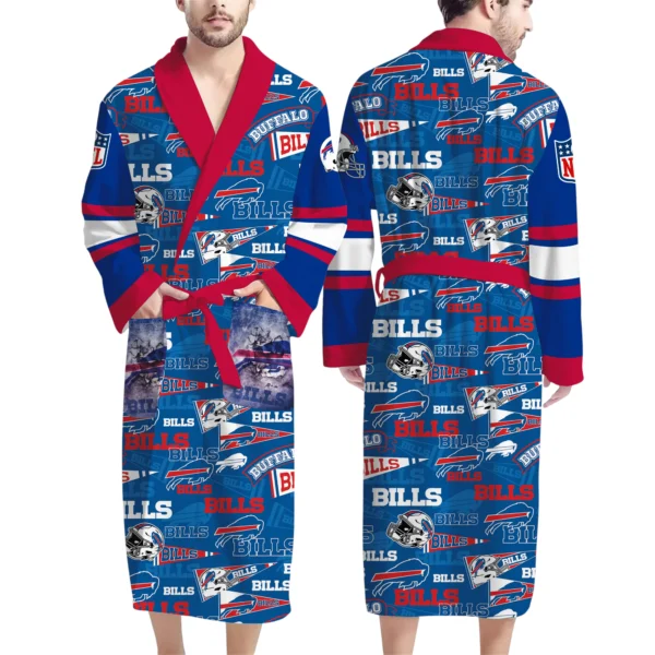 Buffalo Bills Unisex Bathrobes, Gift for Fans 2027