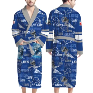Detroit Lions Unisex Bathrobes, Gift for Fans 2027