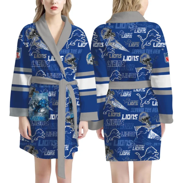 Detroit Lions Unisex Bathrobes, Gift for Fans 2027