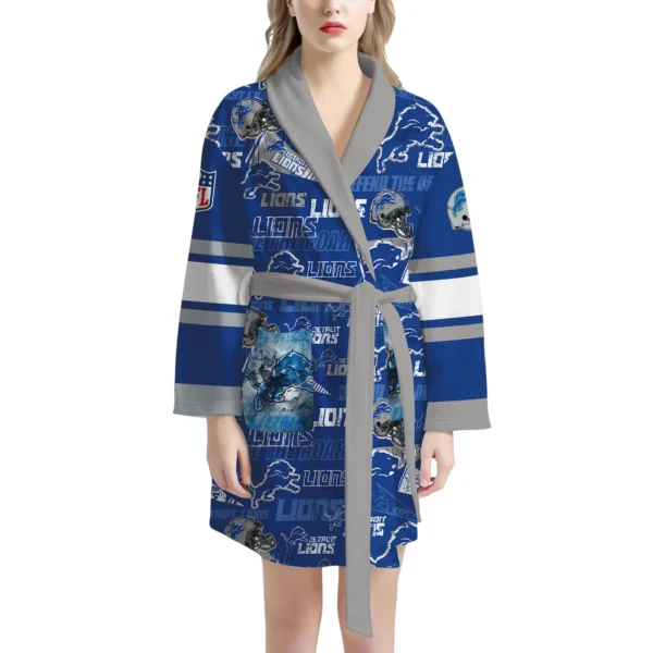 Detroit Lions Unisex Bathrobes, Gift for Fans 2027