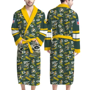 Green Bay Packers Unisex Bathrobes, Gift for Fans 2027