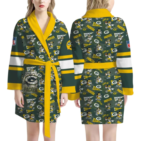Green Bay Packers Unisex Bathrobes, Gift for Fans 2027