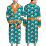 Miami Dolphins Unisex Bathrobes, Gift for Fans 2027