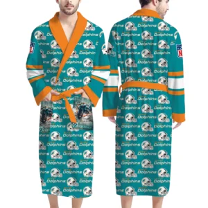 Miami Dolphins Unisex Bathrobes, Gift for Fans 2027