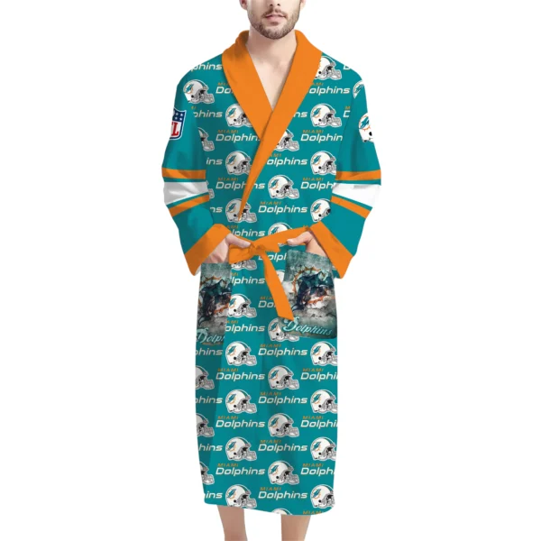 Miami Dolphins Unisex Bathrobes, Gift for Fans 2027