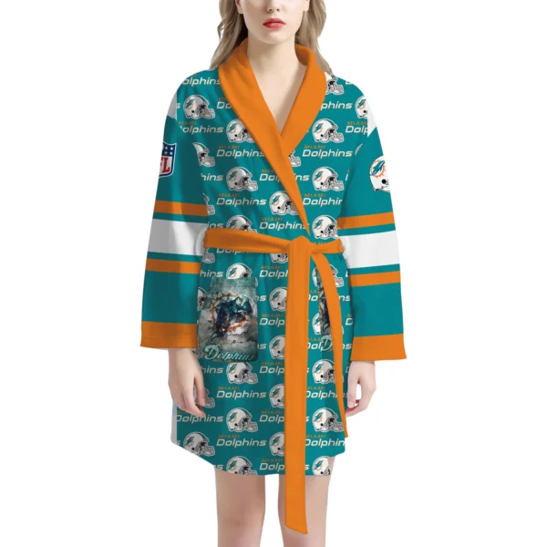 Miami Dolphins Unisex Bathrobes, Gift for Fans 2027