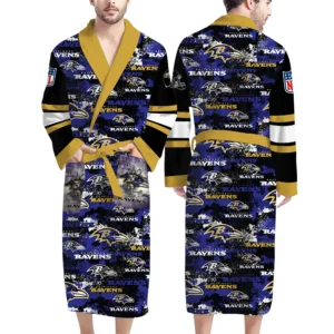 Baltimore Ravens Unisex Bathrobes, Gift for Fans 2027