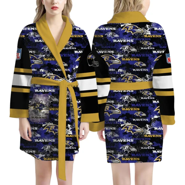 Baltimore Ravens Unisex Bathrobes, Gift for Fans 2027