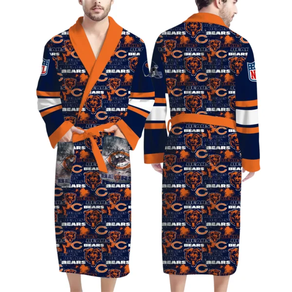 Chicago Bears Unisex Bathrobes, Gift for Fans 2027