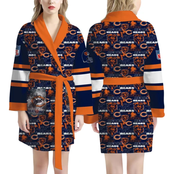 Chicago Bears Unisex Bathrobes, Gift for Fans 2027