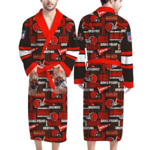 Cleveland Browns Unisex Bathrobes, Gift for Fans 2027