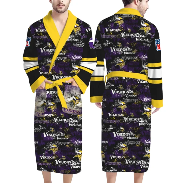 Minnesota Vikings Unisex Bathrobes, Gift for Fans 2027