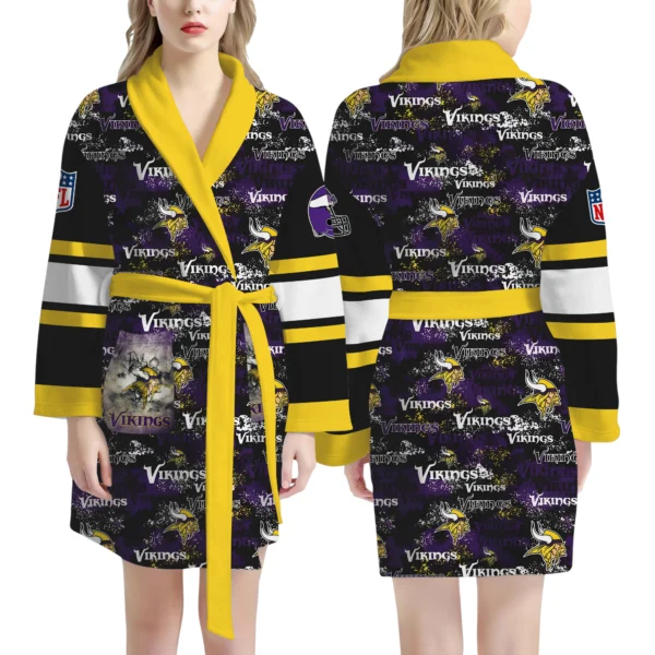 Minnesota Vikings Unisex Bathrobes, Gift for Fans 2027
