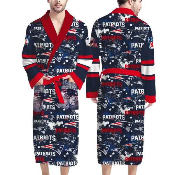 New England Patriots Unisex Bathrobes, Gift for Fans 2027