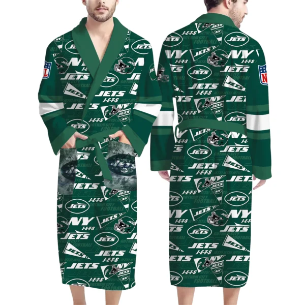 New York Jets Unisex Bathrobes, Gift for Fans 2027