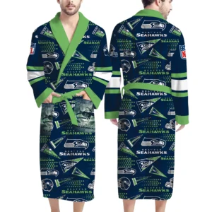Seattle Seahawks Unisex Bathrobes, Gift for Fans 2027