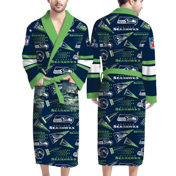 Seattle Seahawks Unisex Bathrobes, Gift for Fans 2027