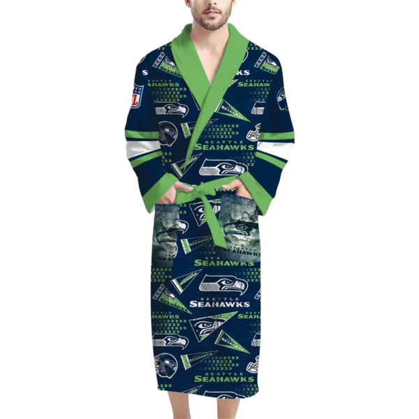 Seattle Seahawks Unisex Bathrobes, Gift for Fans 2027