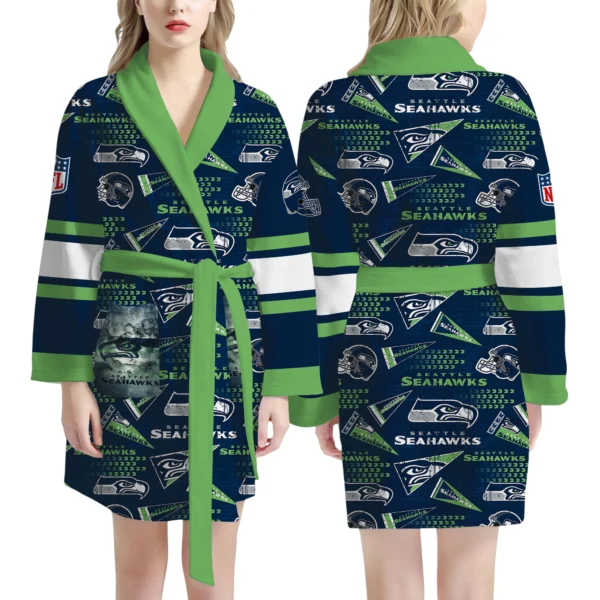 Seattle Seahawks Unisex Bathrobes, Gift for Fans 2027
