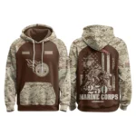 Tennessee Titans x Marine Corps 250th Anniversary Pullover Hoodie Limited Personalize Name