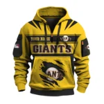 San Francisco Giants 3D Half Zip Hoodie Custom Your Name