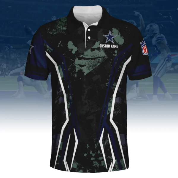 Dallas Cowboys x Disney 3D Polo Shirt Custom Name