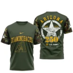 Arizona Diamondbacks T shirt x U.S. Army 250th Birthday