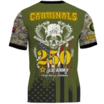 Arizona Cardinals T-Shirt x U.S. Army 250th Celebration Night Game Limited Personalize Name