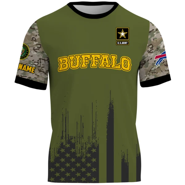 Buffalo Bills T-Shirt x U.S. Army 250th Celebration Night Game Limited Personalize Name