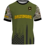 Baltimore Ravens T-Shirt x U.S. Army 250th Celebration Night Game Limited Personalize Name