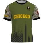 Chicago Bears T-Shirt x U.S. Army 250th Celebration Night Game Limited Personalize Name